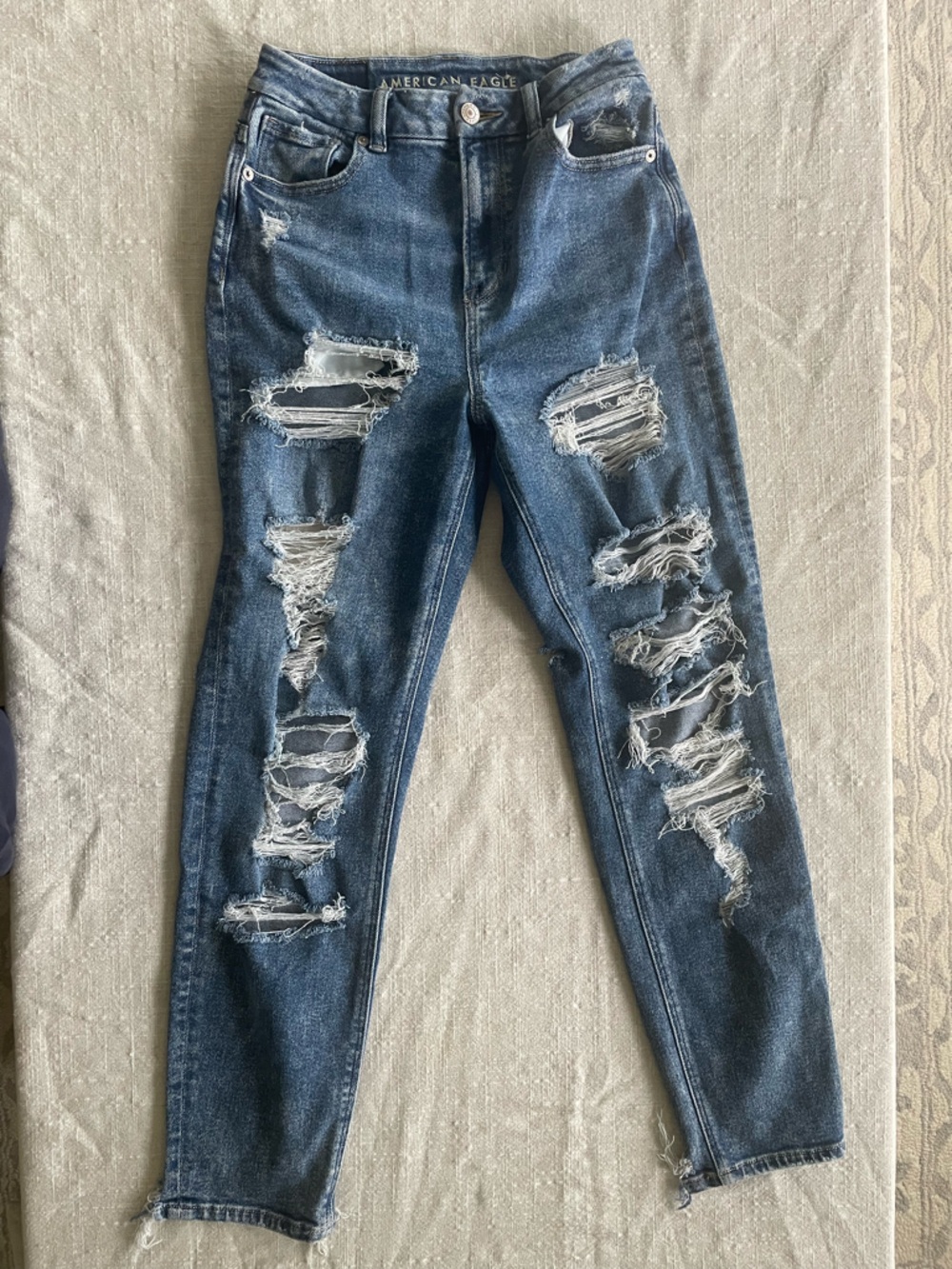 AEO Shredded Jeans